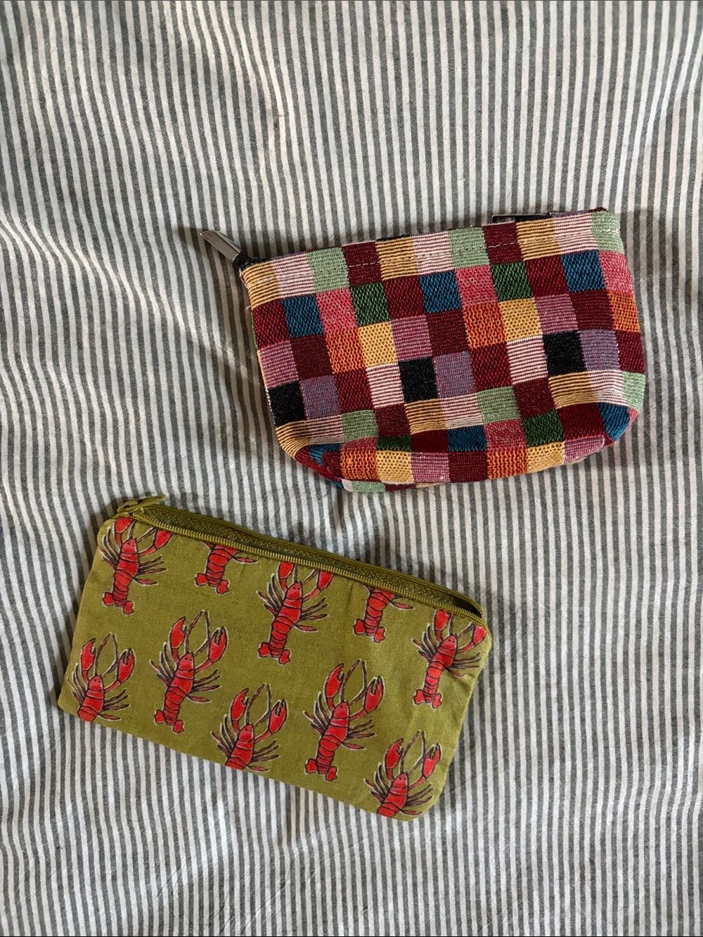 Patterned Zip Pouch Bundle